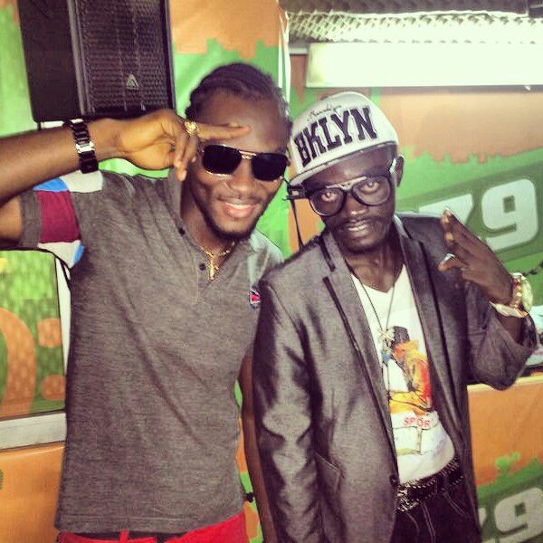Kwadwo Nkansah with Dancehall artist Sean Taylor