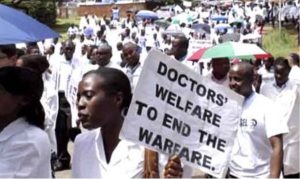 The doctors have abandoned public hospitals as they demand proper conditions of service.