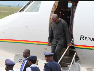 President Mahama will return on Wednesday, August 26.