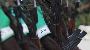 The African Union has about 21,000 troops in the country helping the government fight al-Shabab.