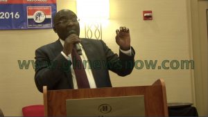 Dr. Bawumia addressing the Youth Conference