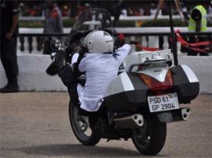 Ghana Police Dispatch Rider Picture Source: Graphic