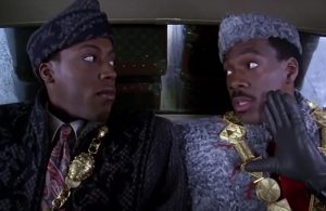 Eddie Murphy (R) with Arsenio Hall in 'Coming To America' Photo Courtesy: WLS-FM